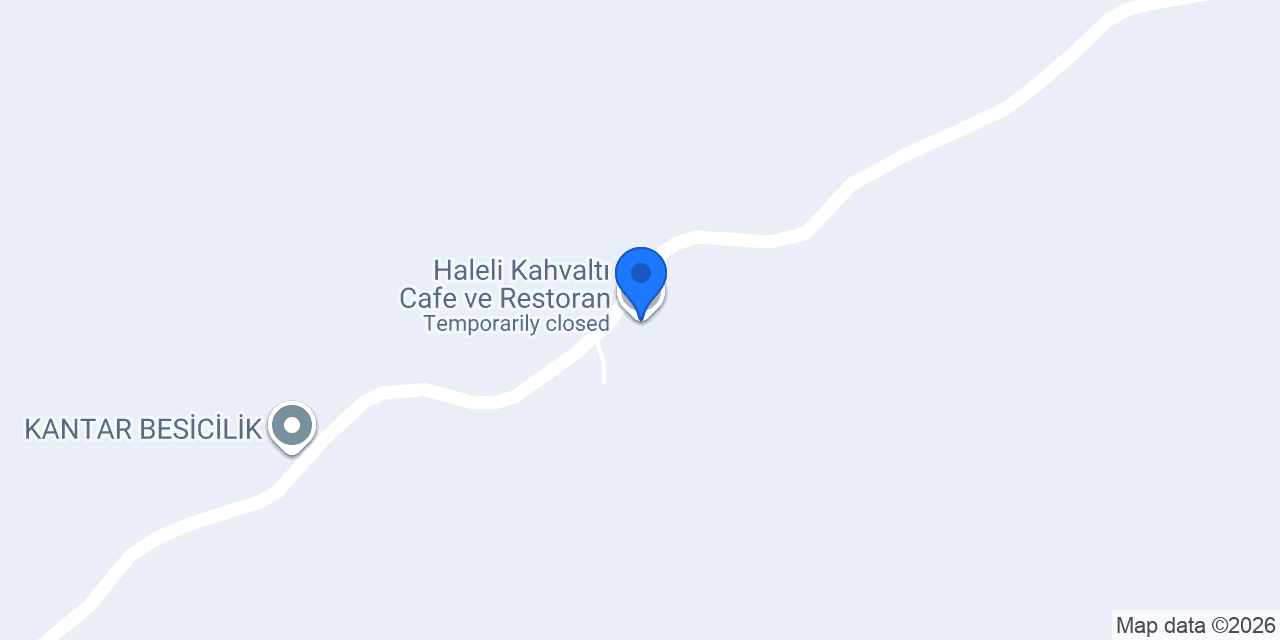 Haleli Kahvaltı Cafe ve Restoran konumu