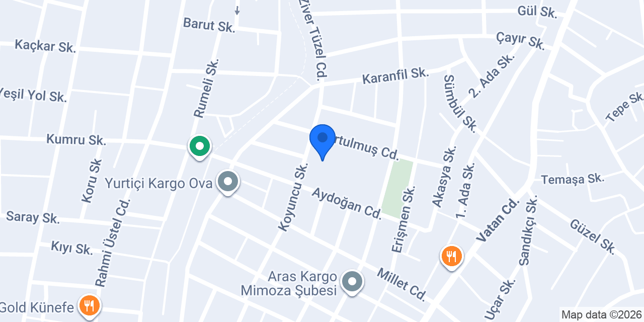 Zübeyde Hanım Anaokulu konumu
