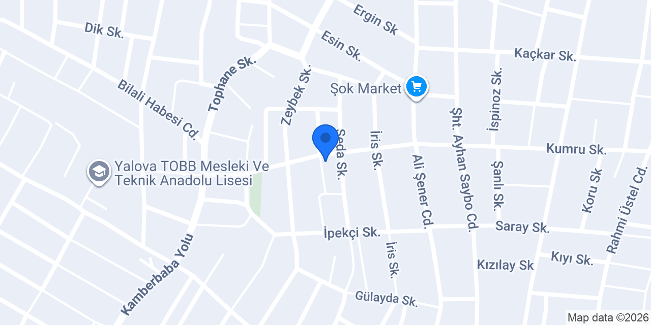 Yalova Hınıslılar Derneği konumu