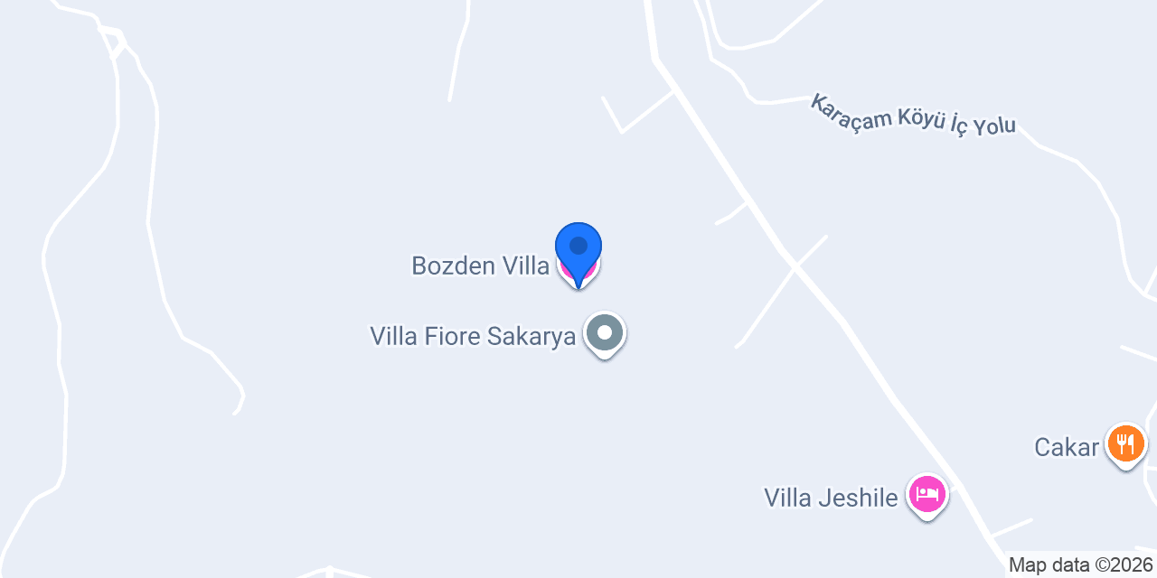 Bozden Villa konumu