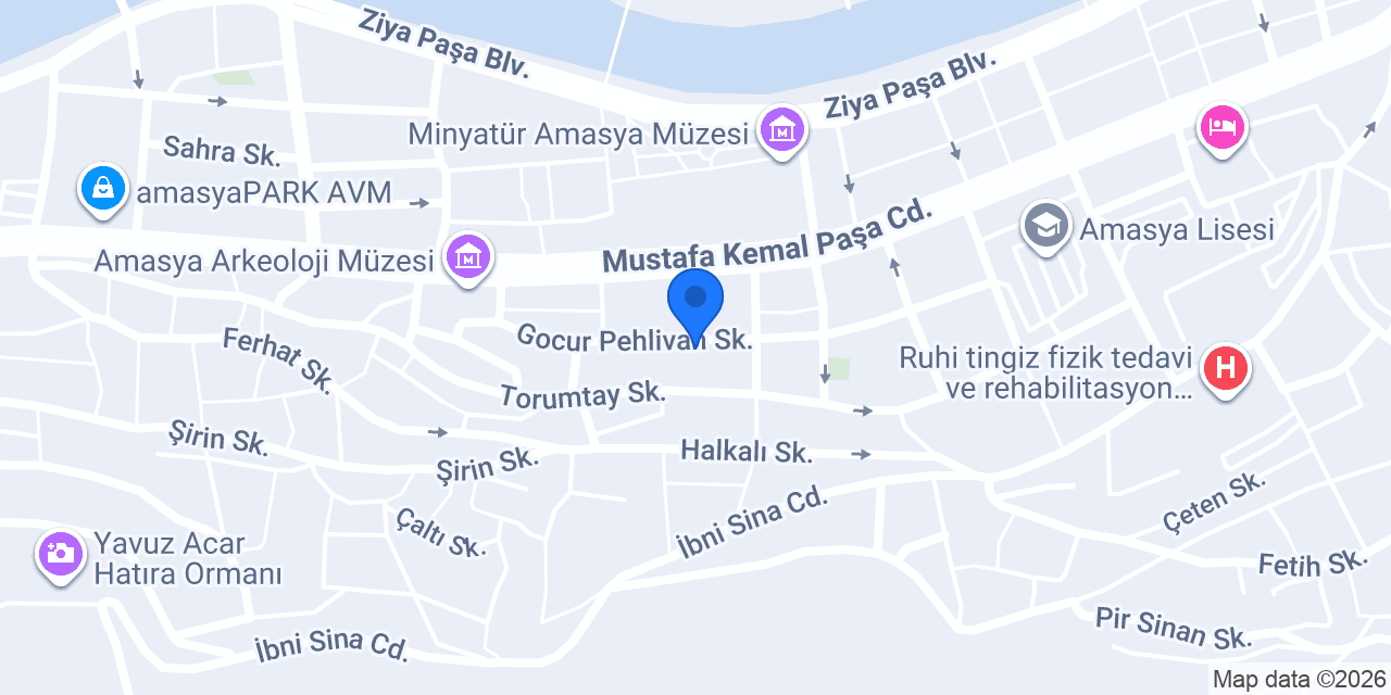 Özyün Halı Mobilya konumu