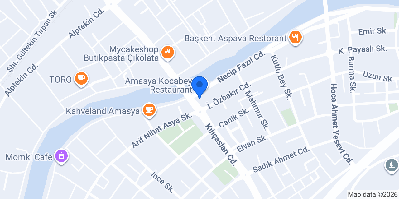 San Kuaför Amasya konumu