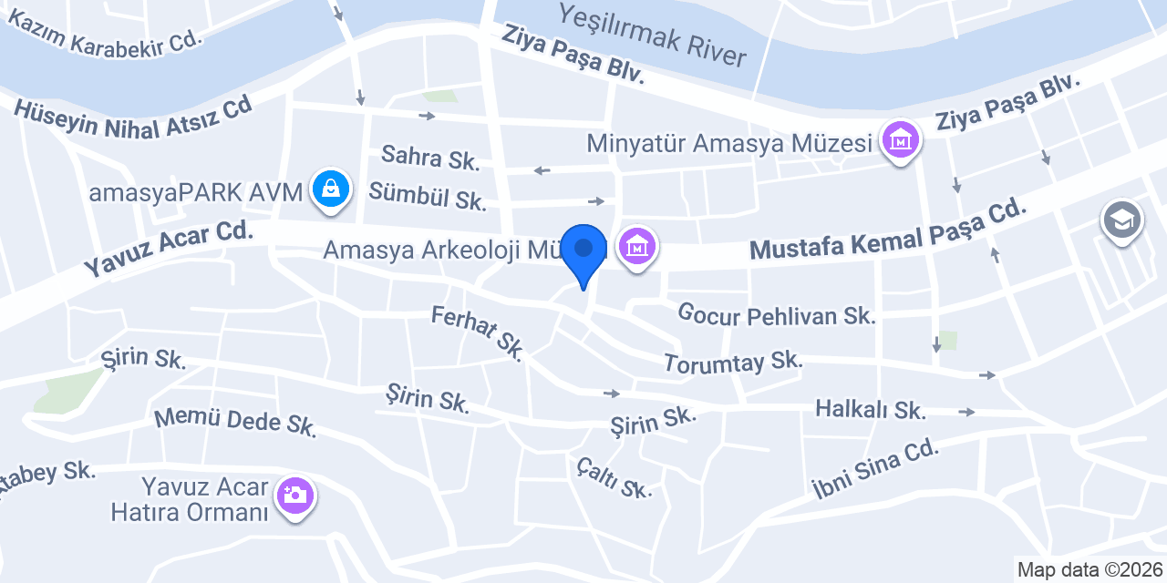 FuzulEv Amasya Şube konumu