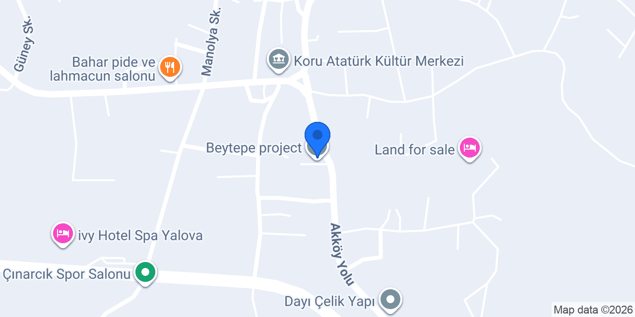 Beyttürk İnşaat konumu