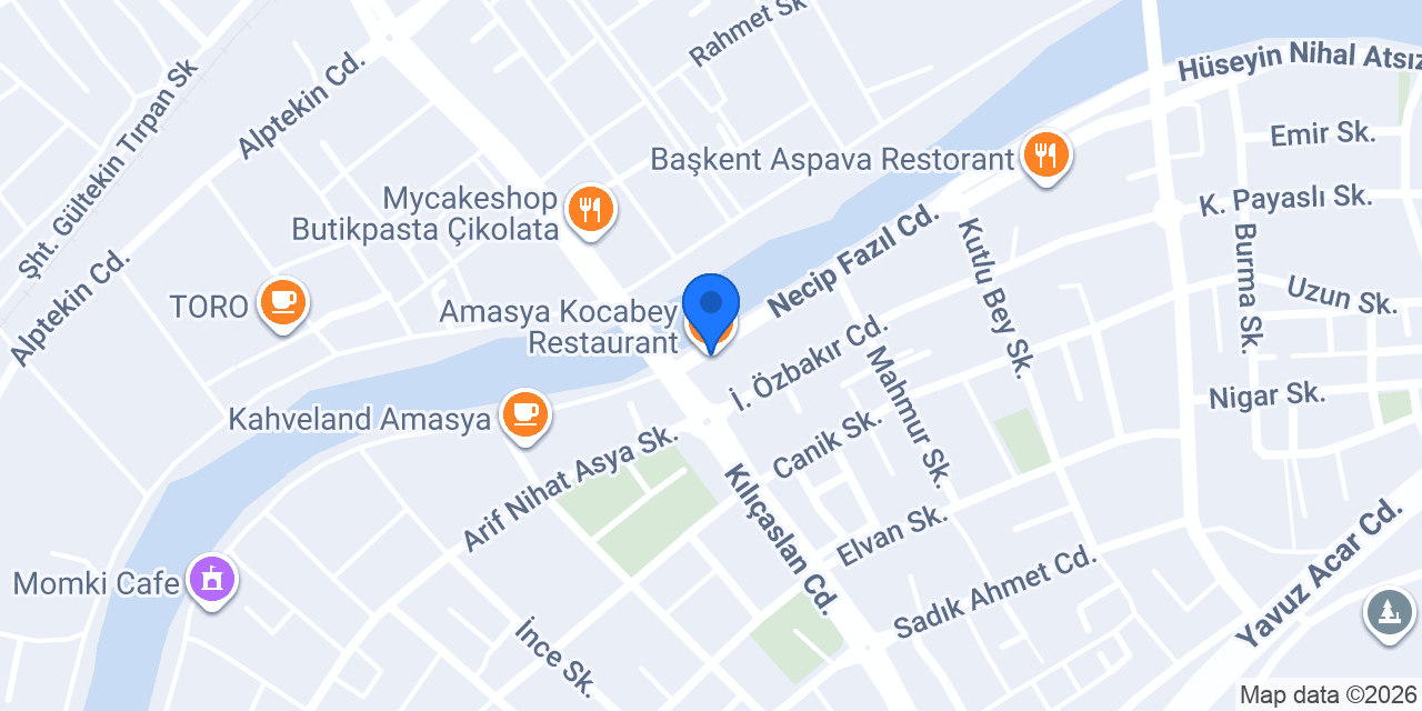 Amasya Kocabey Restaurant konumu