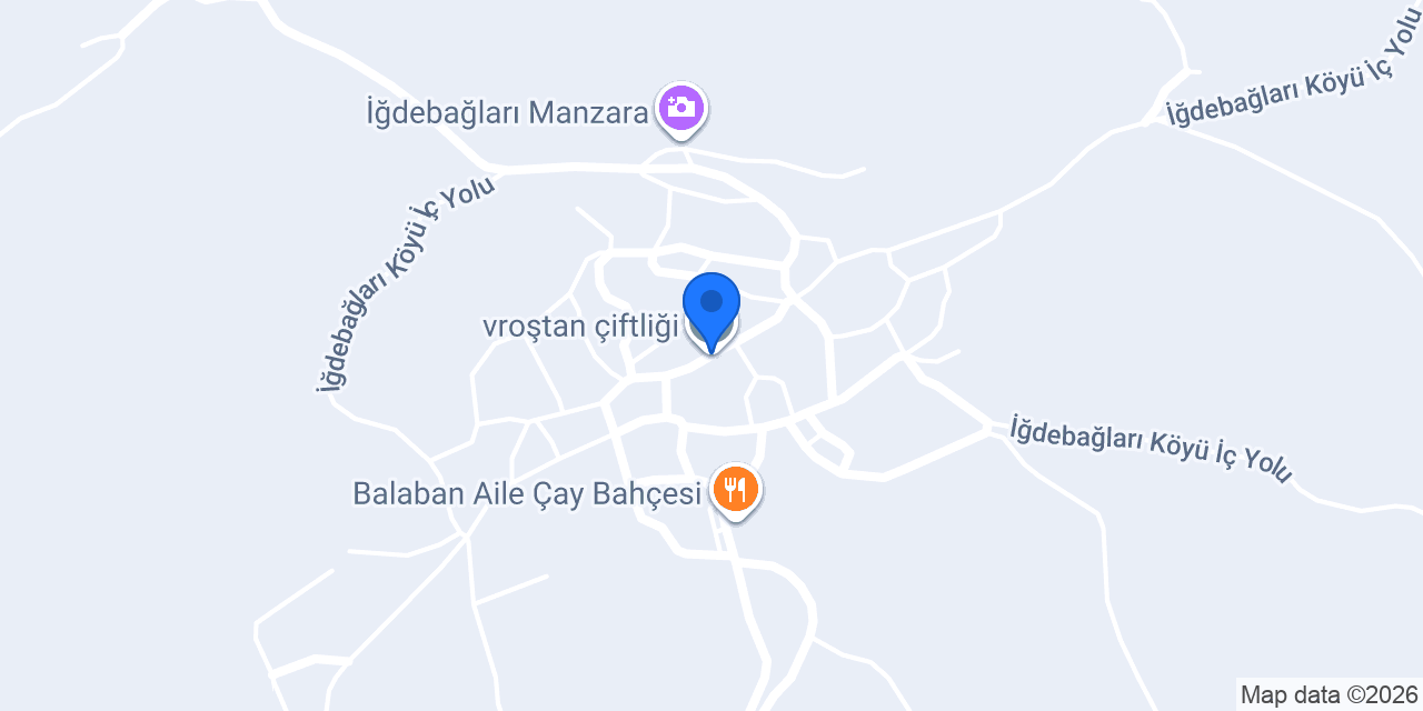 vroştan çiftliği konumu