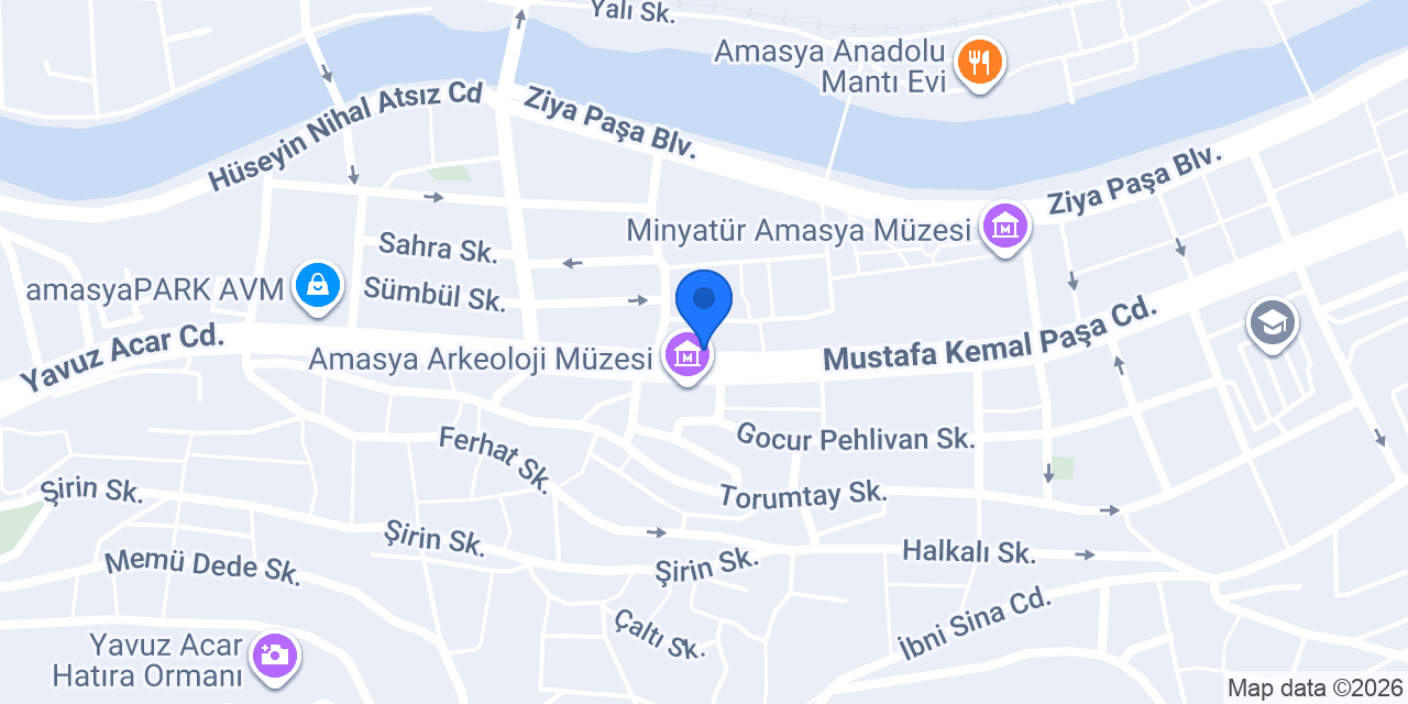 Sinem Kuaför AMASYA konumu