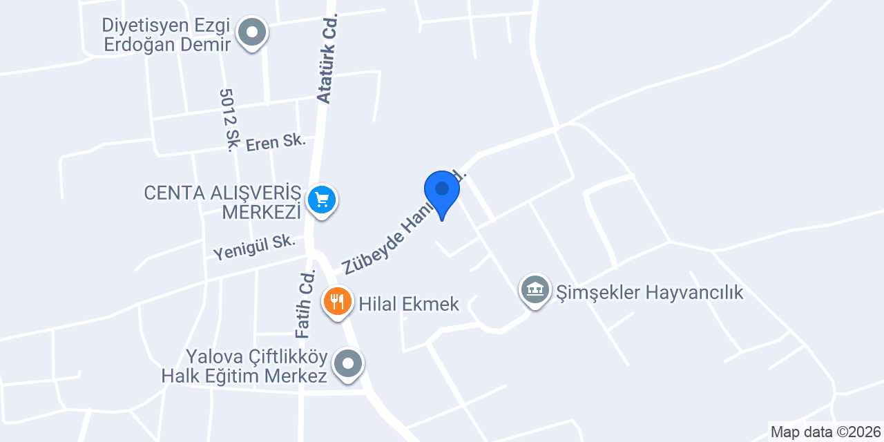 Yalova Babacan korniş konumu