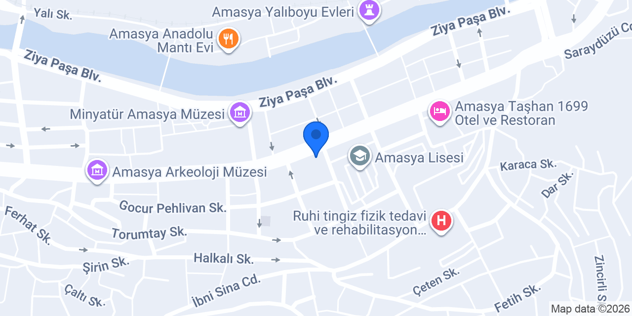 DenizBank Amasya Şubesi konumu