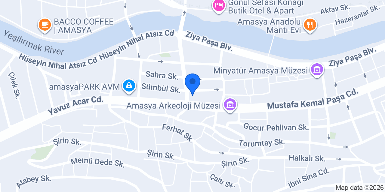 AMASYA SINAV KURS MERKEZİ konumu