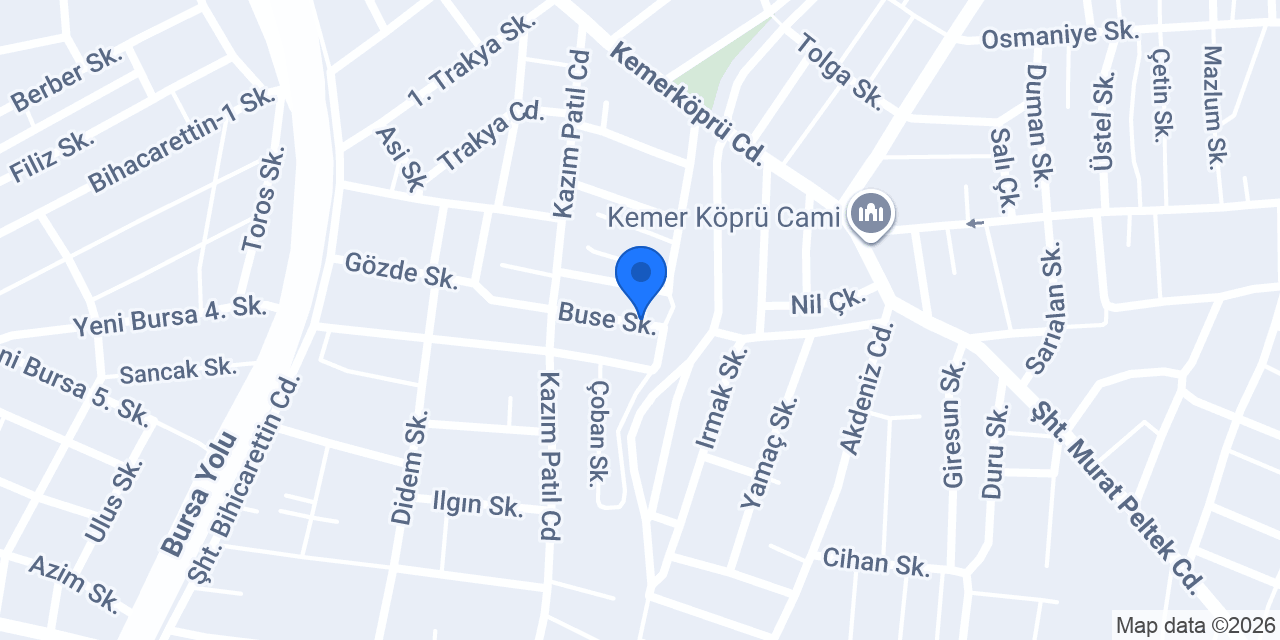 özçelik ahşap bungalov konumu