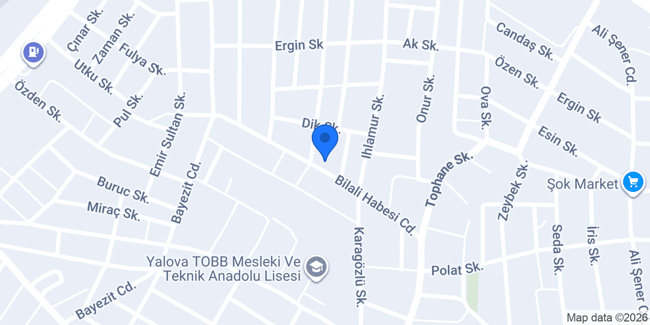Şelale Su Yalova konumu