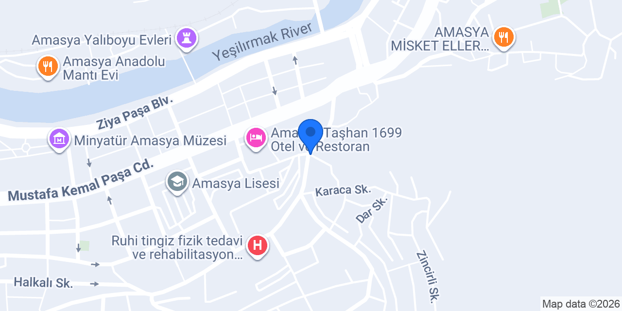 Burmalı Minare Açık Otopark konumu