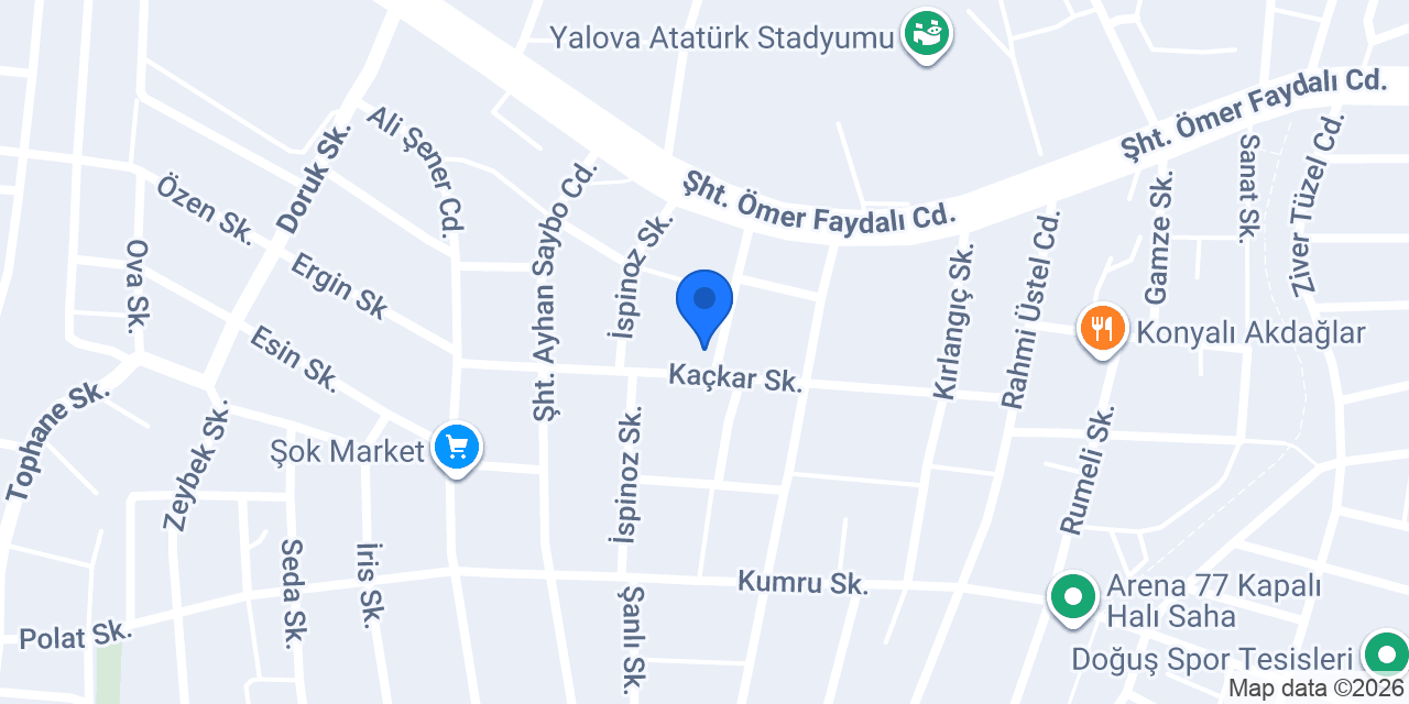 Sevim Göğez Ortaokulu konumu