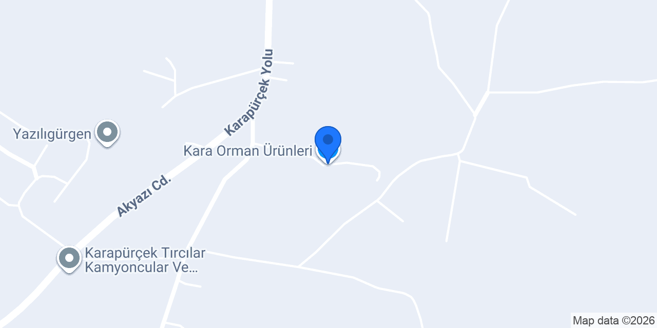 Kara Orman Ürünleri konumu