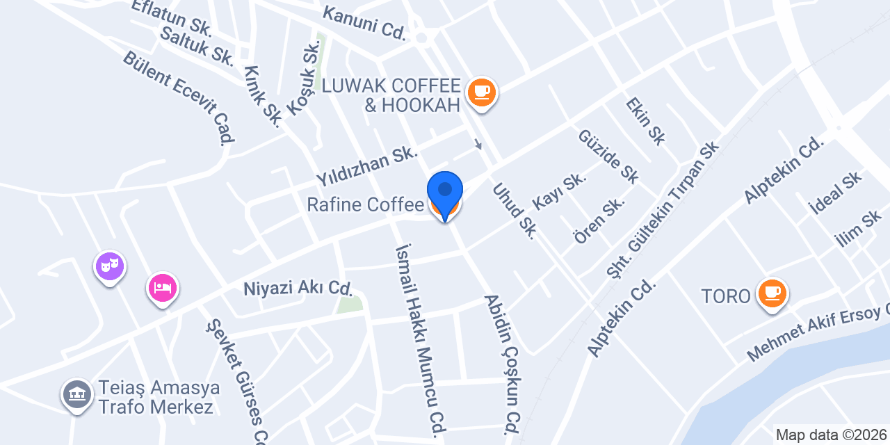 Rafine Coffee konumu