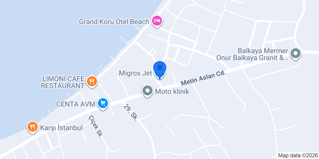 Migros Jet konumu