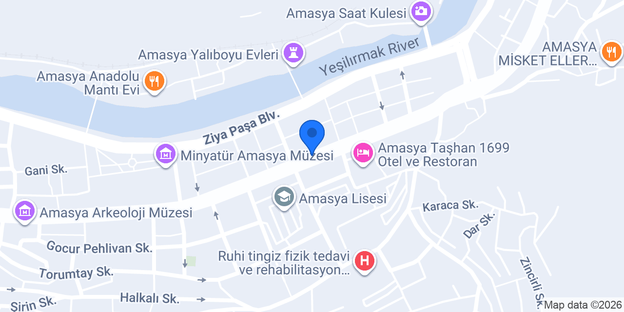 Amasya Eczanesi konumu