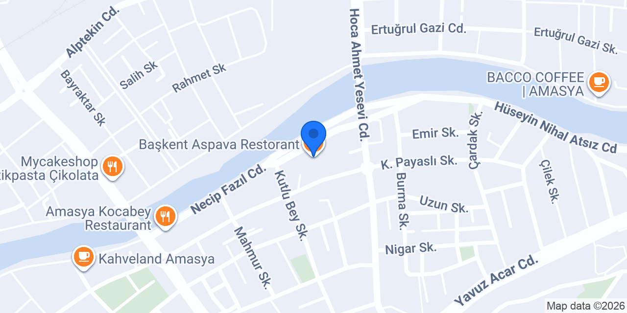 Başkent Aspava Restorant konumu
