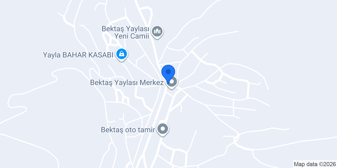 Bektaş Karagöl Otel konumu