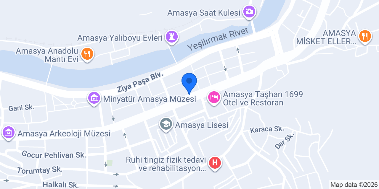 Amasya anadolu cam konumu