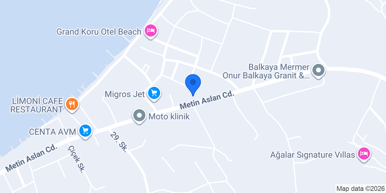 AĞALAR YAPİ YALOVA konumu