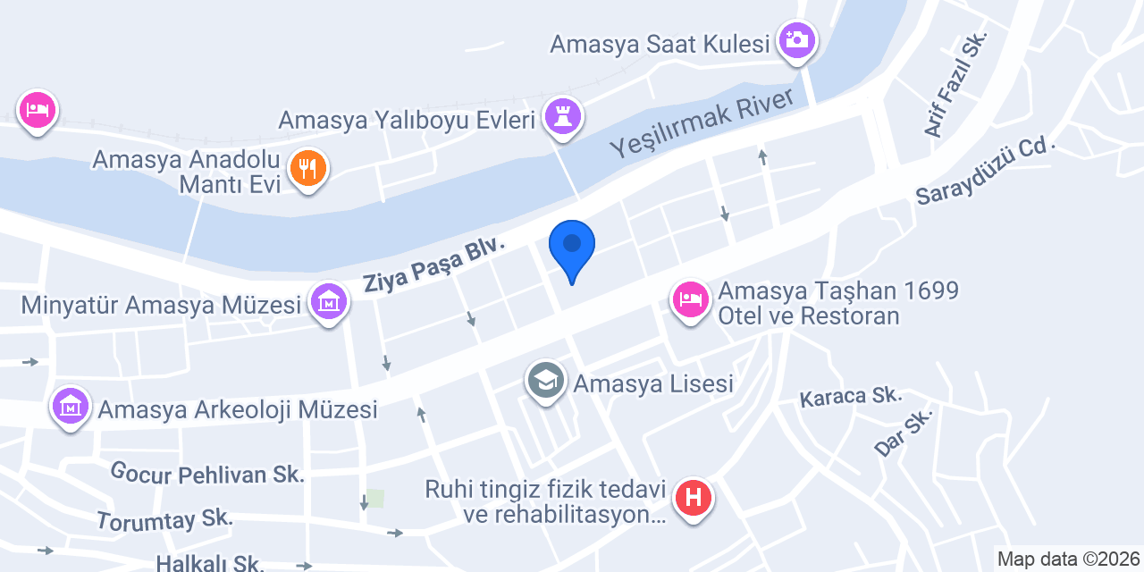 Maydonoz Döner Amasya konumu
