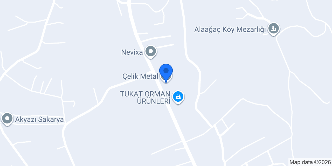 Çelik Metal konumu
