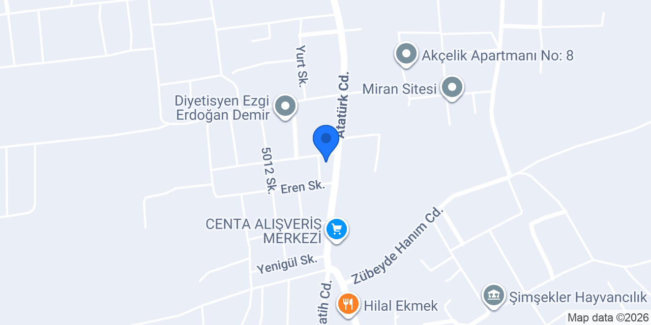 Aygaz Tüp Bayisi konumu