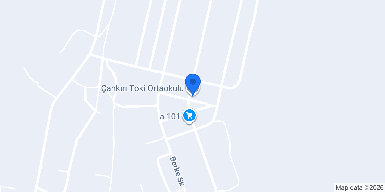 Çankırı Toki Ortaokulu konumu