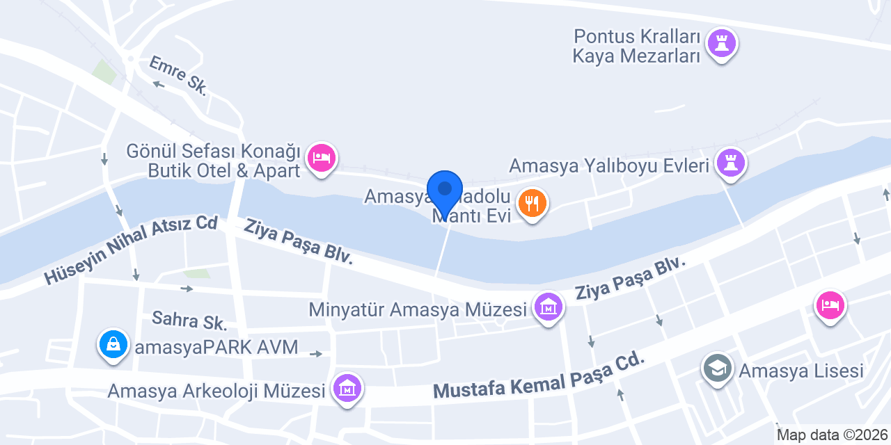 Çorba Konağı_Amasya konumu