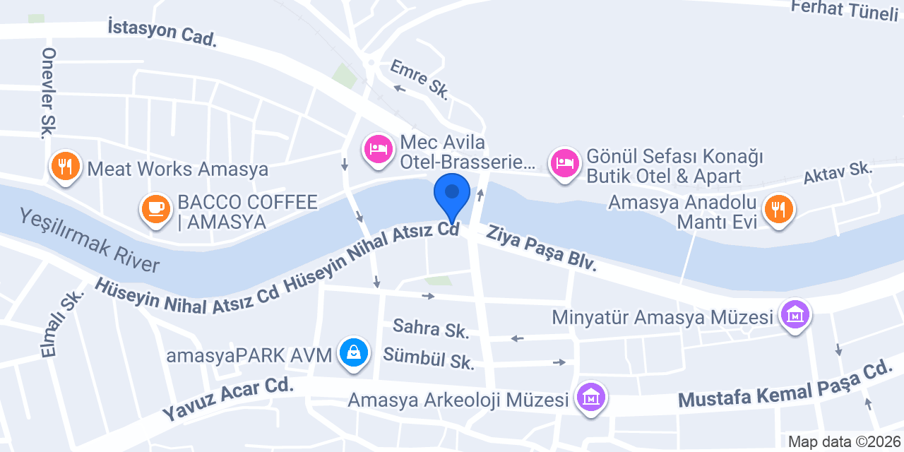 Amasya Perde konumu