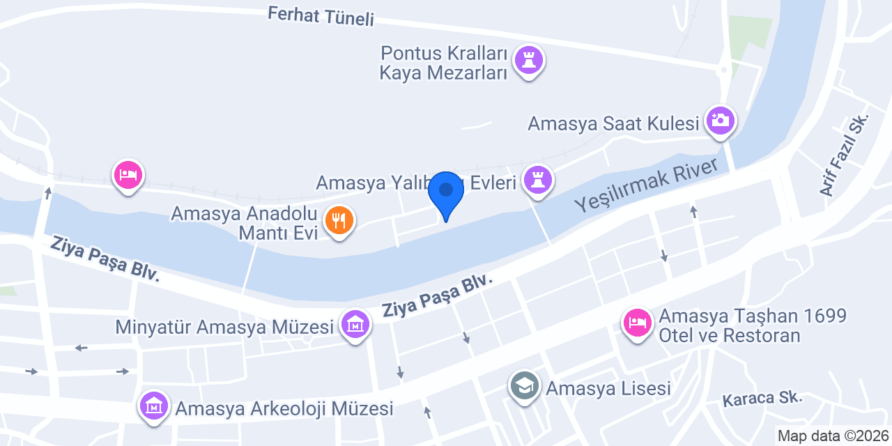Yıldız Hamamı konumu