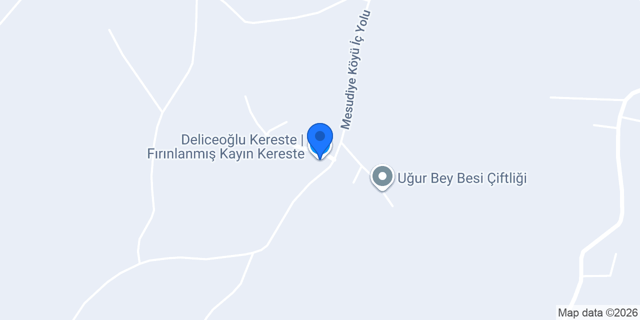 Deliceoğlu Kereste | Fırınlanmış Kayın Kereste konumu