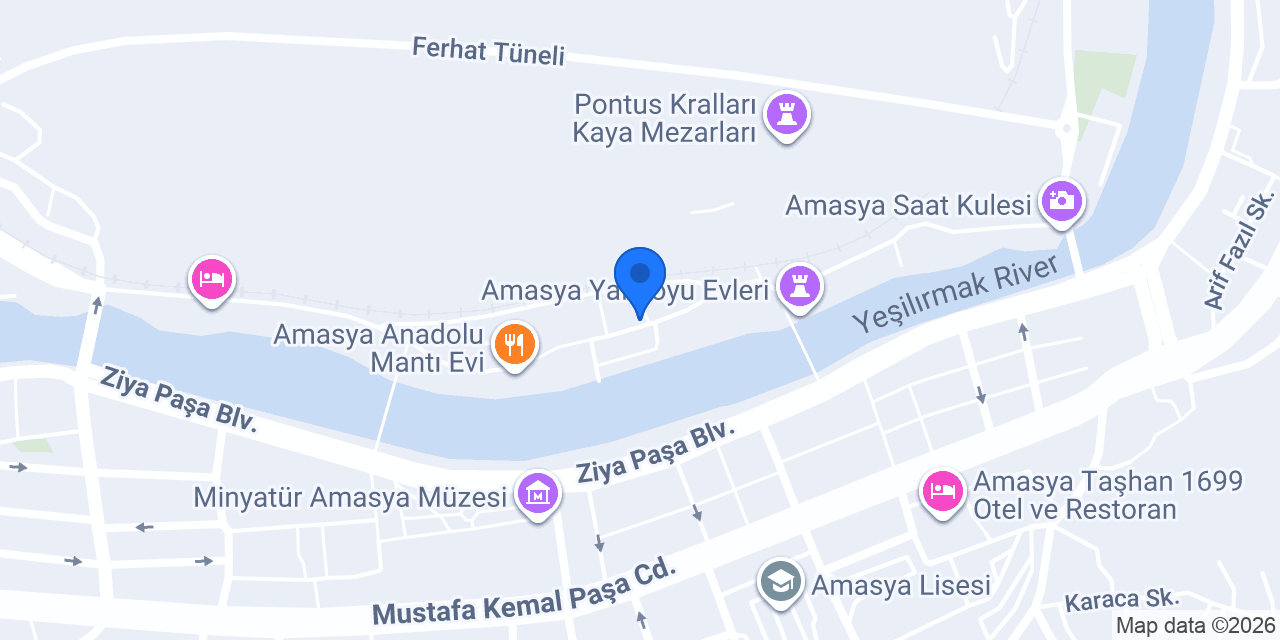 AMASYA SEMAY OTEL konumu