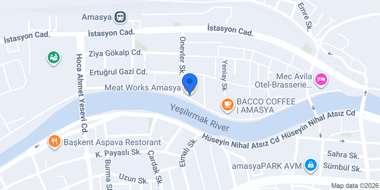 Meat Works Amasya konumu