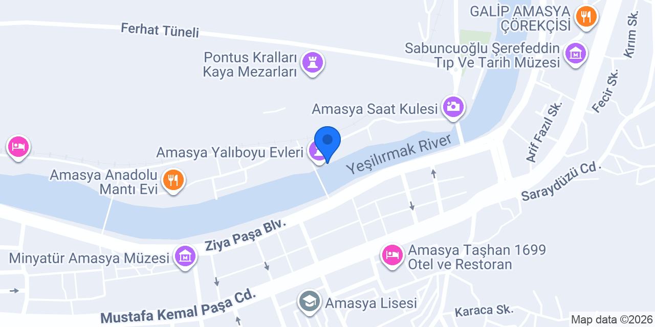 Ayşe Hanım Konağı konumu