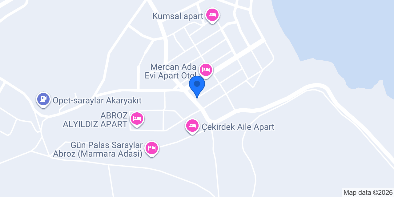 Saraylar Apart Otel konumu