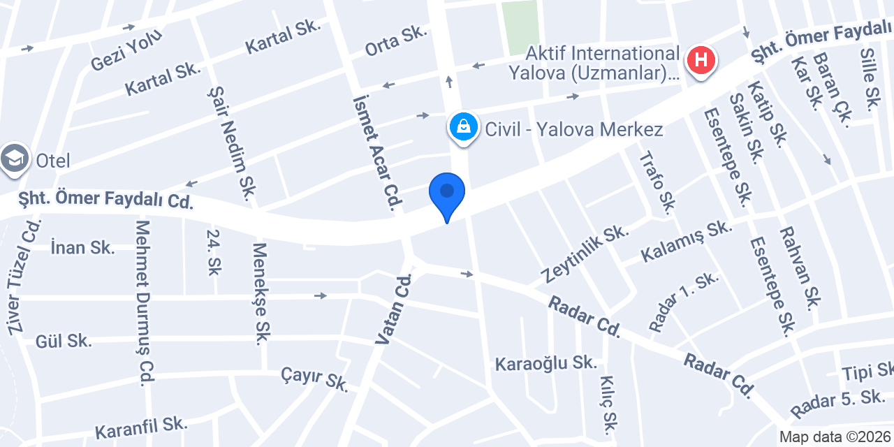 Uzman Çocuk Doktoru Alkın Melikoğlu konumu