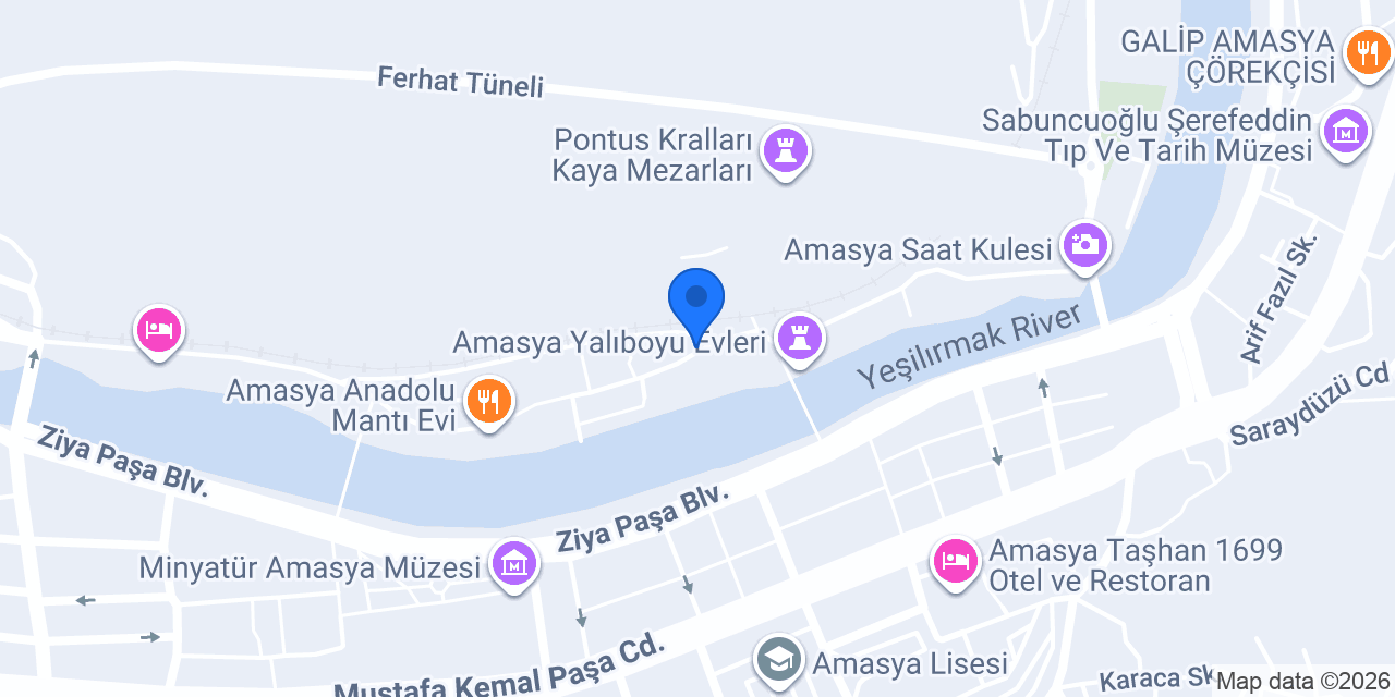 Amaseia Pansiyon konumu