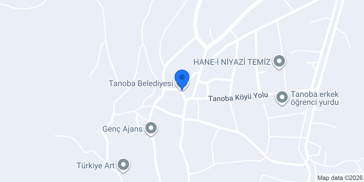 Tanoba Belediyesi konumu
