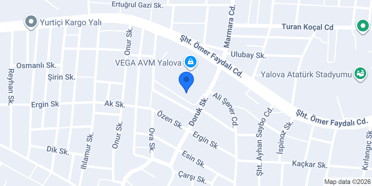 Pizza Wings Yalova konumu