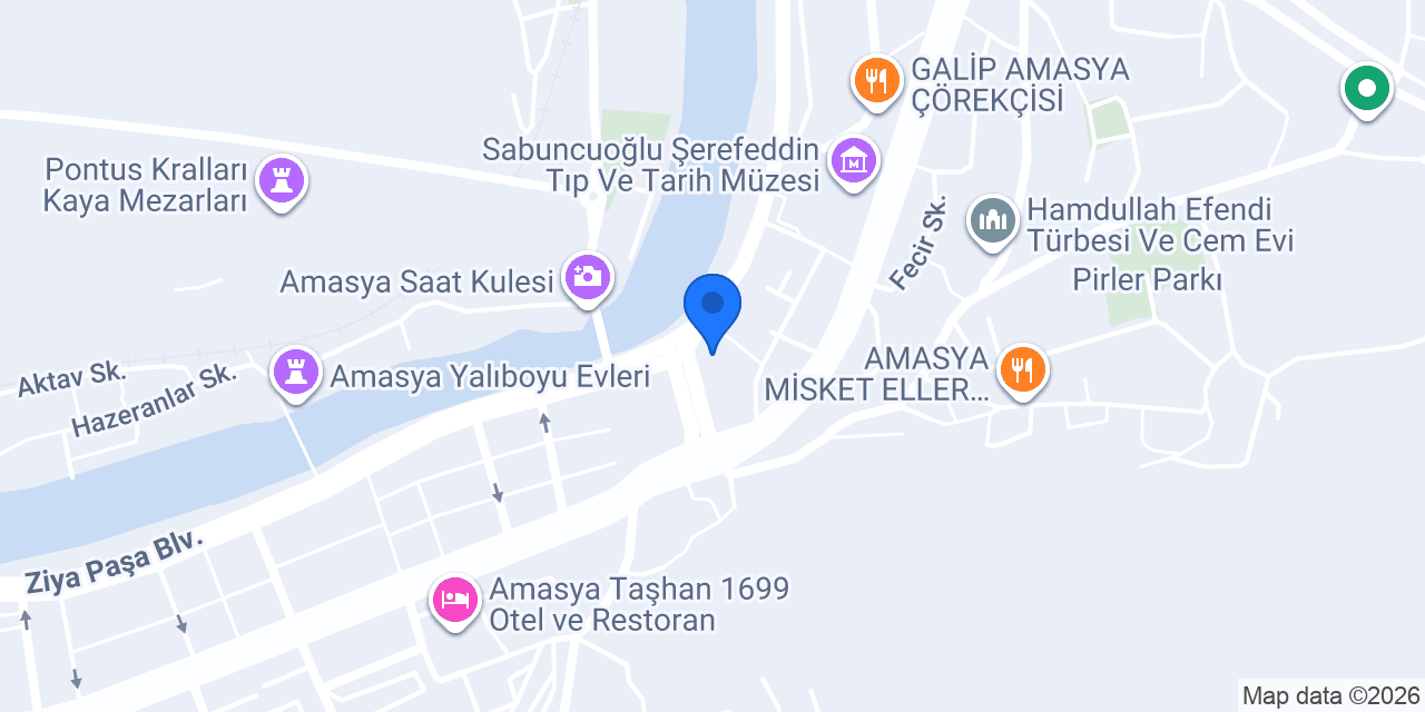 TveK Amasya konumu