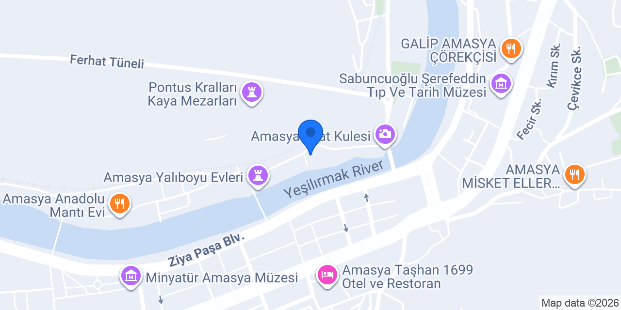 Nevizade Otel & Restaurant konumu