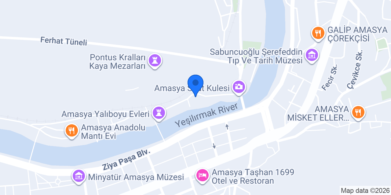 Uluhan Otel konumu
