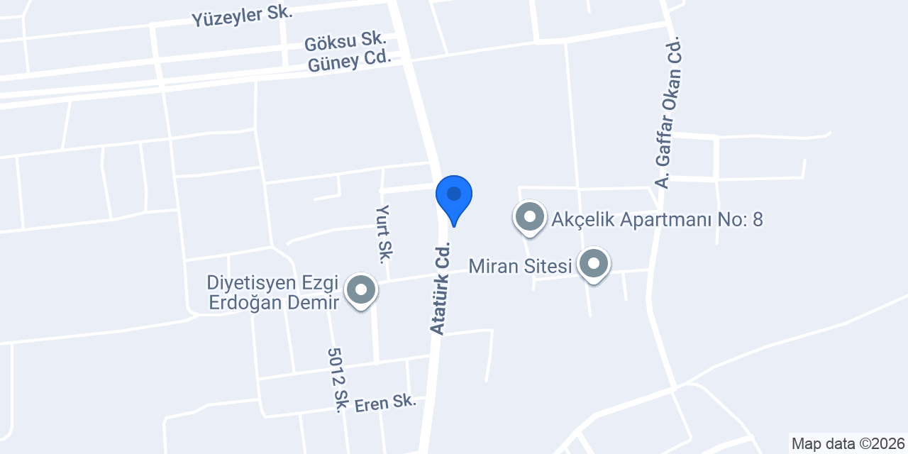 Güven Lift Asansör konumu