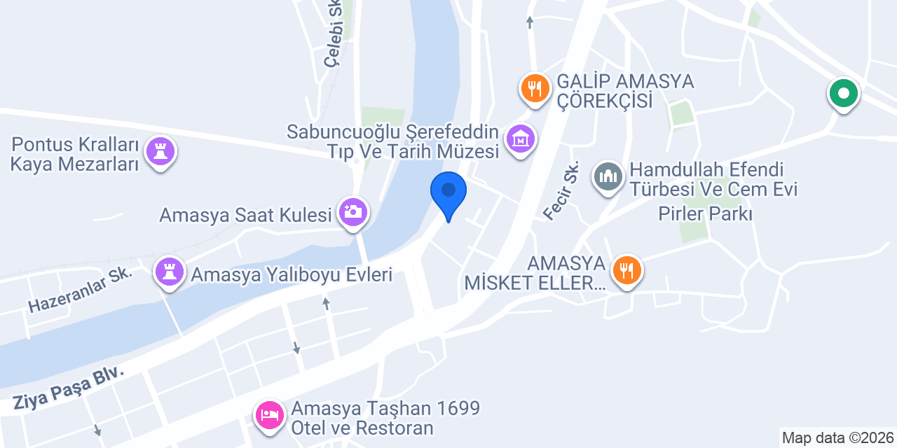 Amasya Tekne Turu konumu