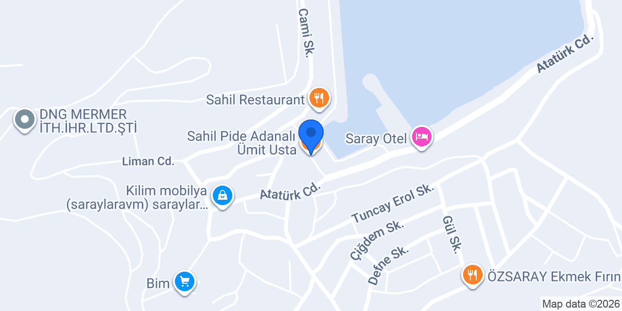 Sahil Pide Adanalı Ümit Usta konumu