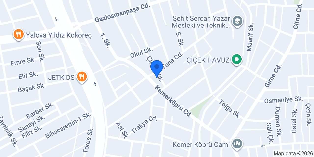 Tekinler Et Pazarı konumu