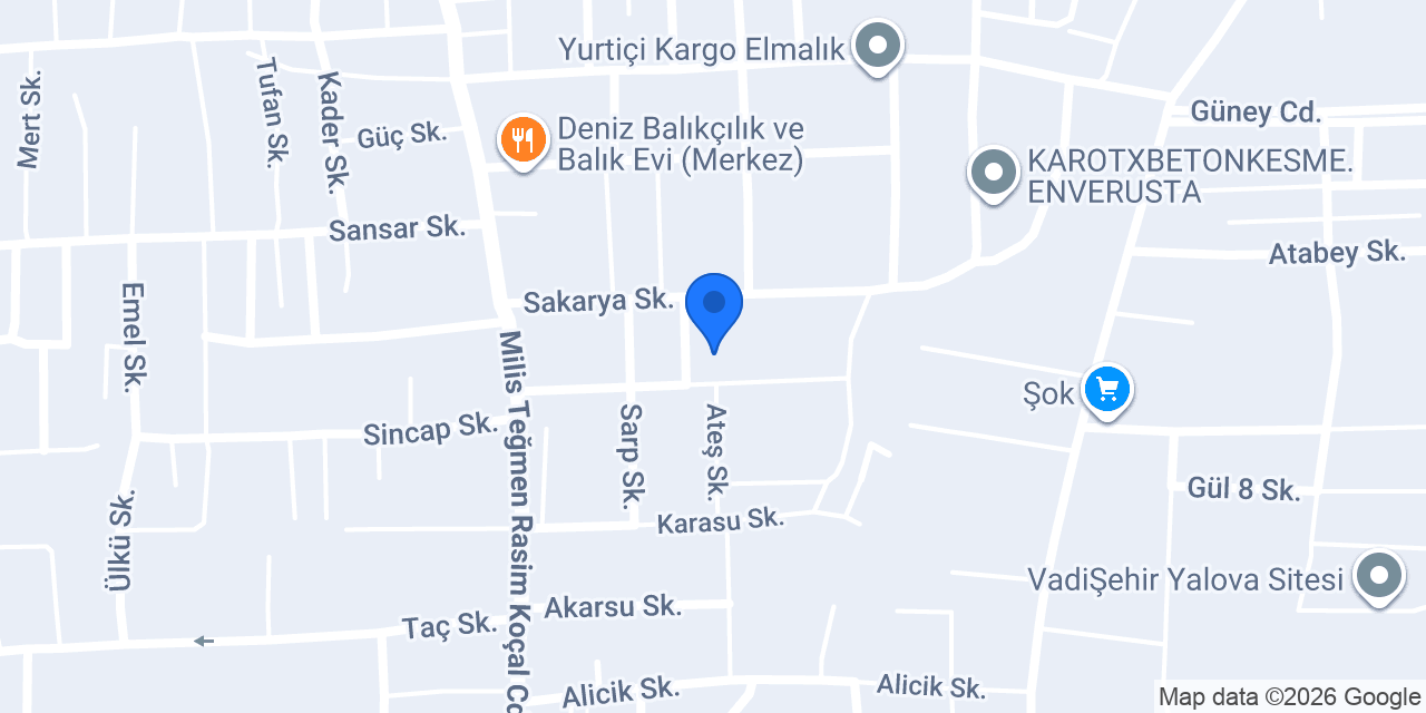 Alicik Yapı Mimarlık konumu